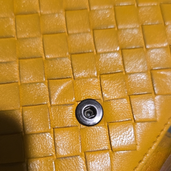 Bottega Veneta Sunflower Yellow Intrecciato Leather Wallet- UNISEX - Picture 6 of 15